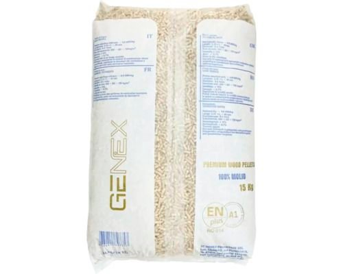 Peleți din lemn Genex ENplus A1 15kg - Imagine 2